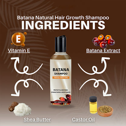 Batana Natural Hair Growth Shampoo