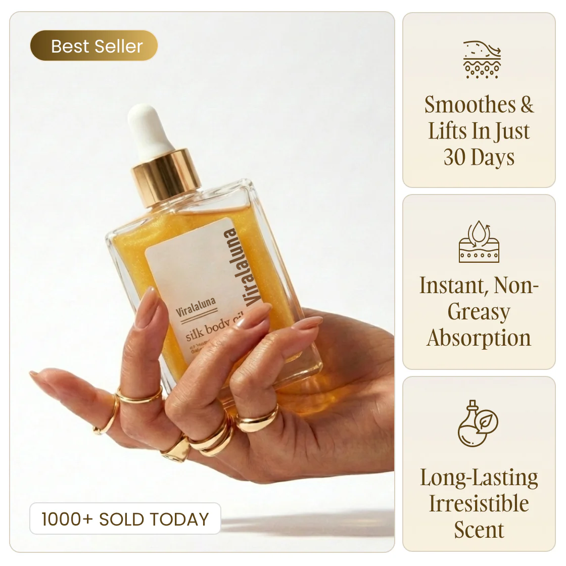 Viralaluna Silk Body Oil