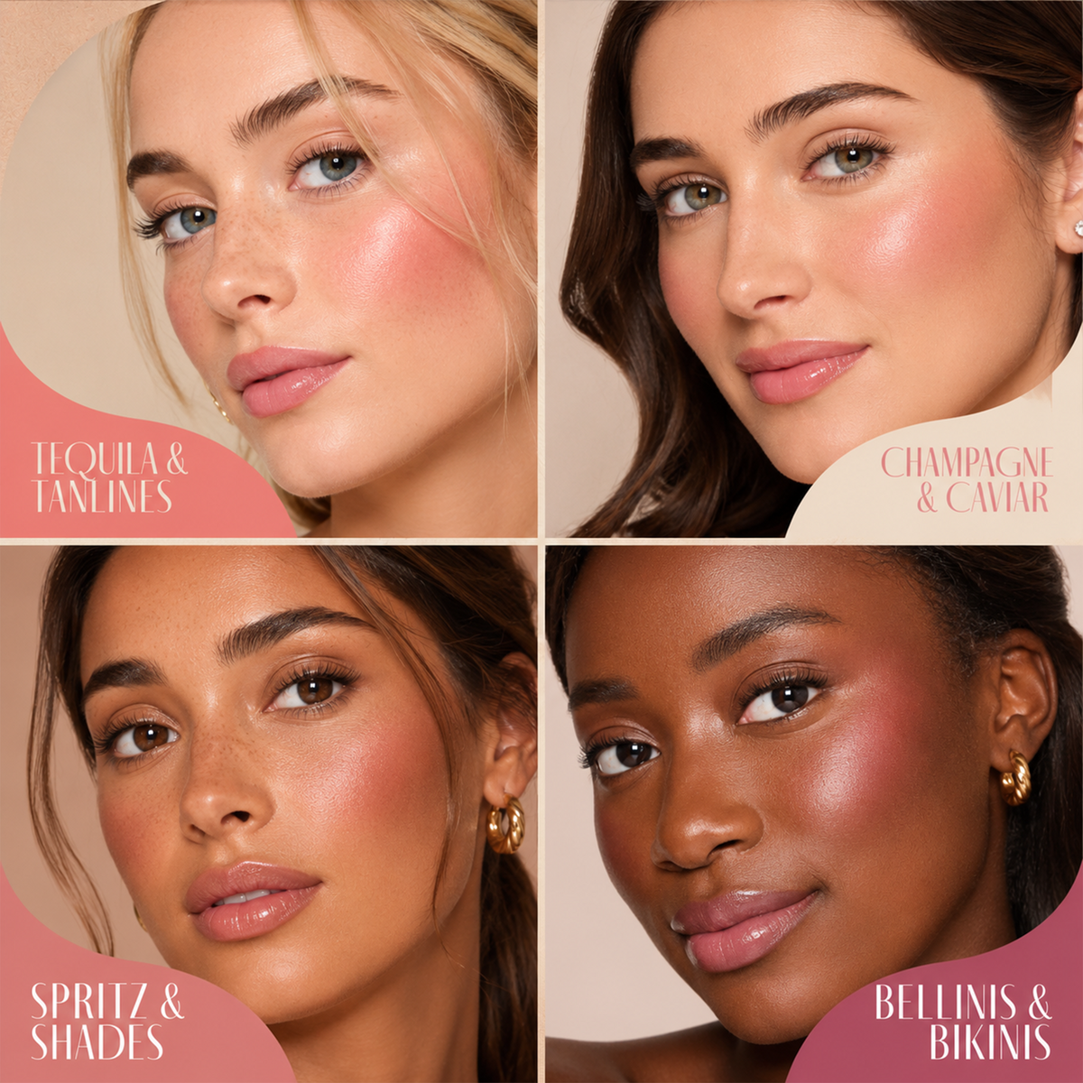 Double Ended Cream Blush and Bronzer Stick with Brush
