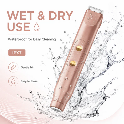 NEW 2-in-1 Waterproof Painless Body Trimmer