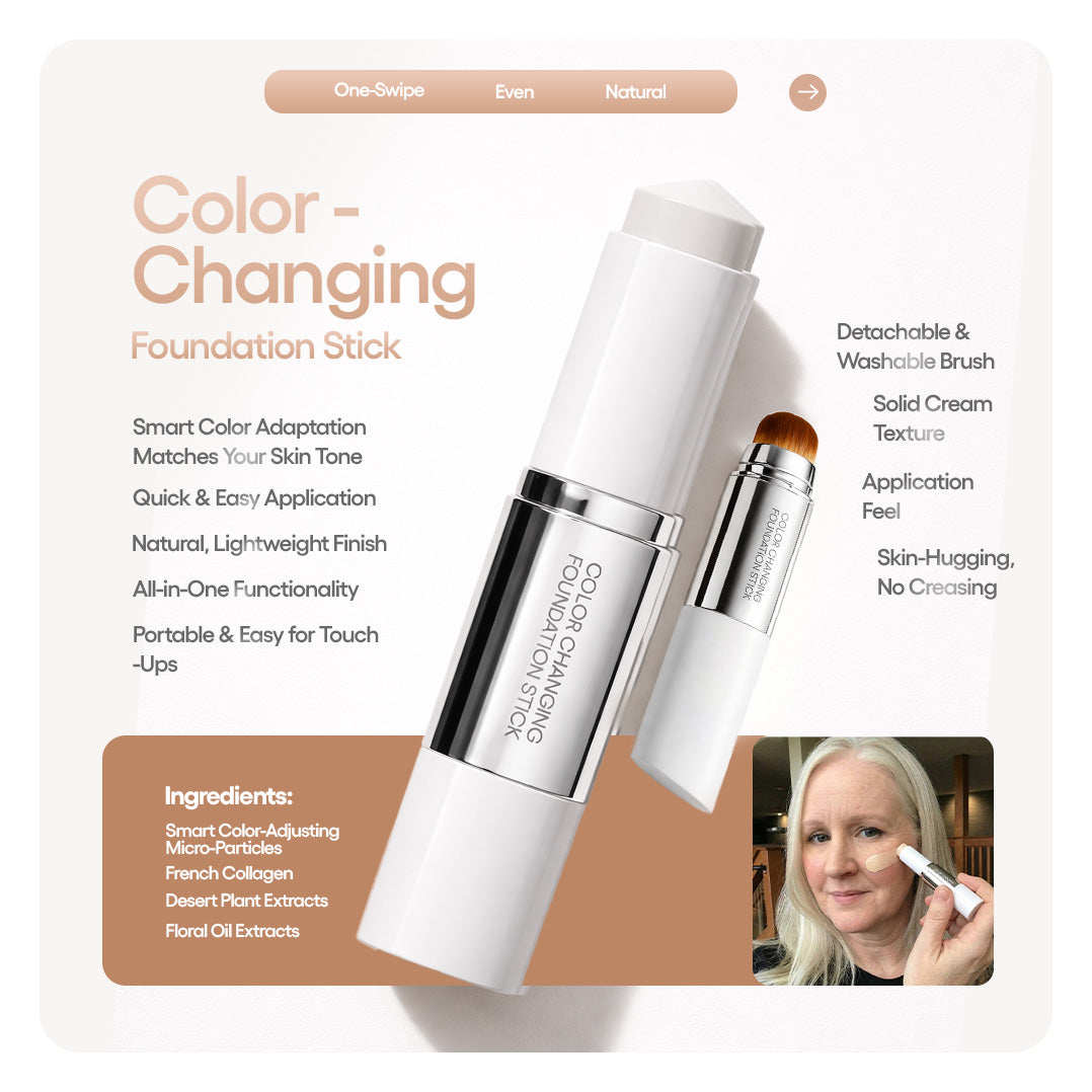 Color-Changing Foundation Stick
