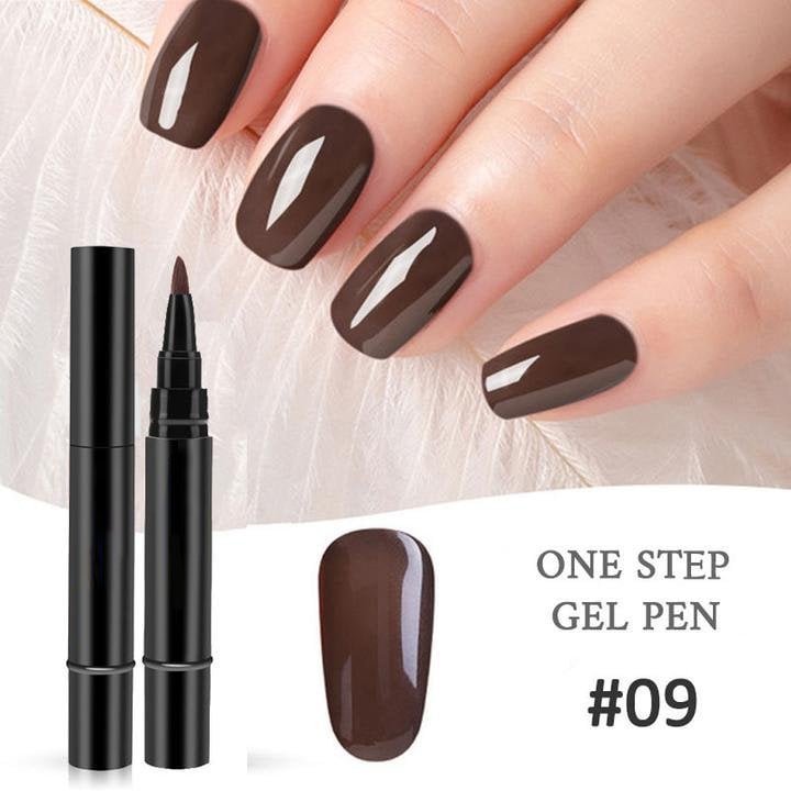 💅 Limited Time Buy 1 Get 1 Free ✨One Step Nail Gel Pen🎨Free handheld mini UV nail lamp💡