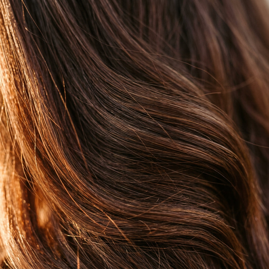viralaluna Dark Brown shade — warm chocolate and chestnut tones